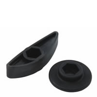A5229 WING NUT AND BOLT RETAINER - 8mm NYLON