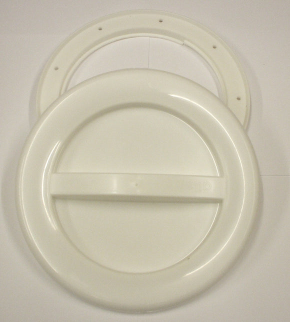 A537W - 145MM HATCH AND COVER - WHITE