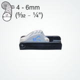 Clamcleat CL257 Auto Release Racing Mini - Silver