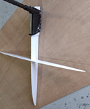 International 14 Rudder Vertical and Horizontal Foils - Assembled, Painted and Polished