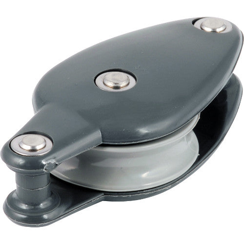A378 - SINGLE PLAIN BEARING BLOCK WITH BECKET (Laser Mainsheet block)