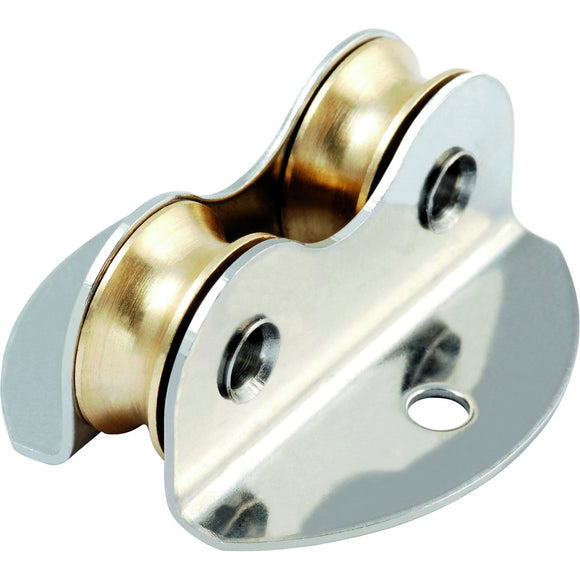 A4401- THROUGH DECK DOUBLE WITH BRASS SHEAVE