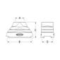 RONSTAN RF2455 - SERIES 55 STAND UP BASE