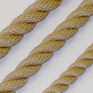3 Strand PRE-STRETCHED Polyester - 10mm Beige per metre.
