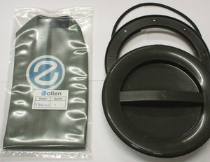 A537R-BAG - 145MM HATCH COVER - GREY with o-ring and bag