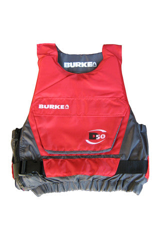 Burke D50 Buoyancy Vest - Red/Grey