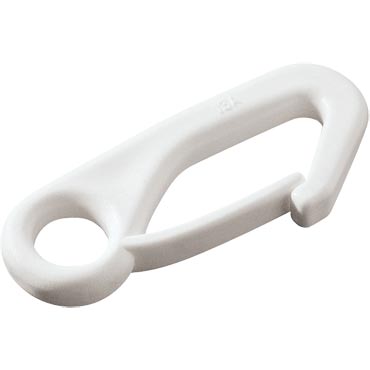 PNP13B Tie-Down Hook - 5mm, white nylon