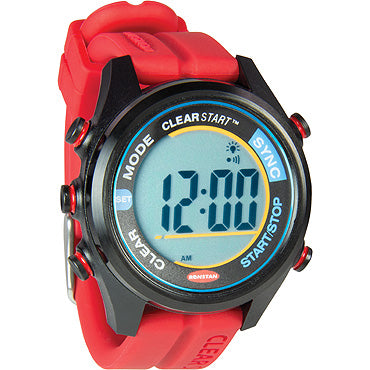 RF4054 40mm CLEARSTART SAILING WATCH - Red