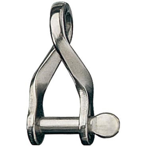 RF629 - 1/4" (6.4mm) Twist Shackle - Flat Pin