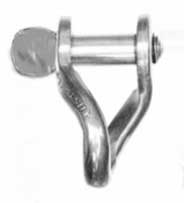 RM20T - 3/16"" Twist Shackle Short - Flat Pin