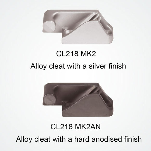 Clamcleat CL218 Mk2 (Port) - Silver